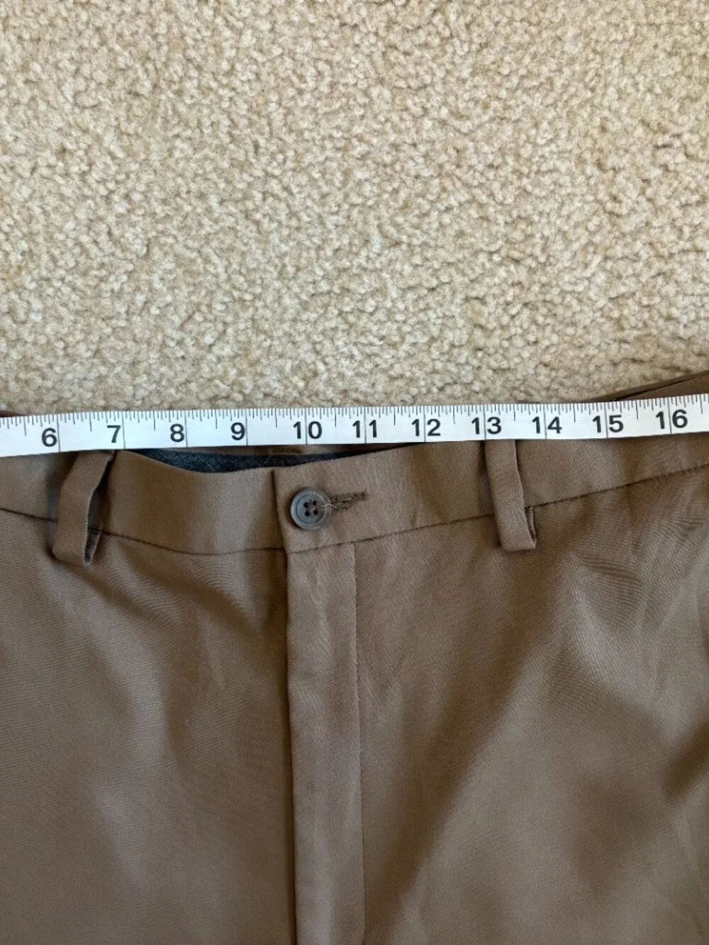 Haggar Cool 18 Pro Pants – Size 38x29 (Toast) - Picture 3 of 6